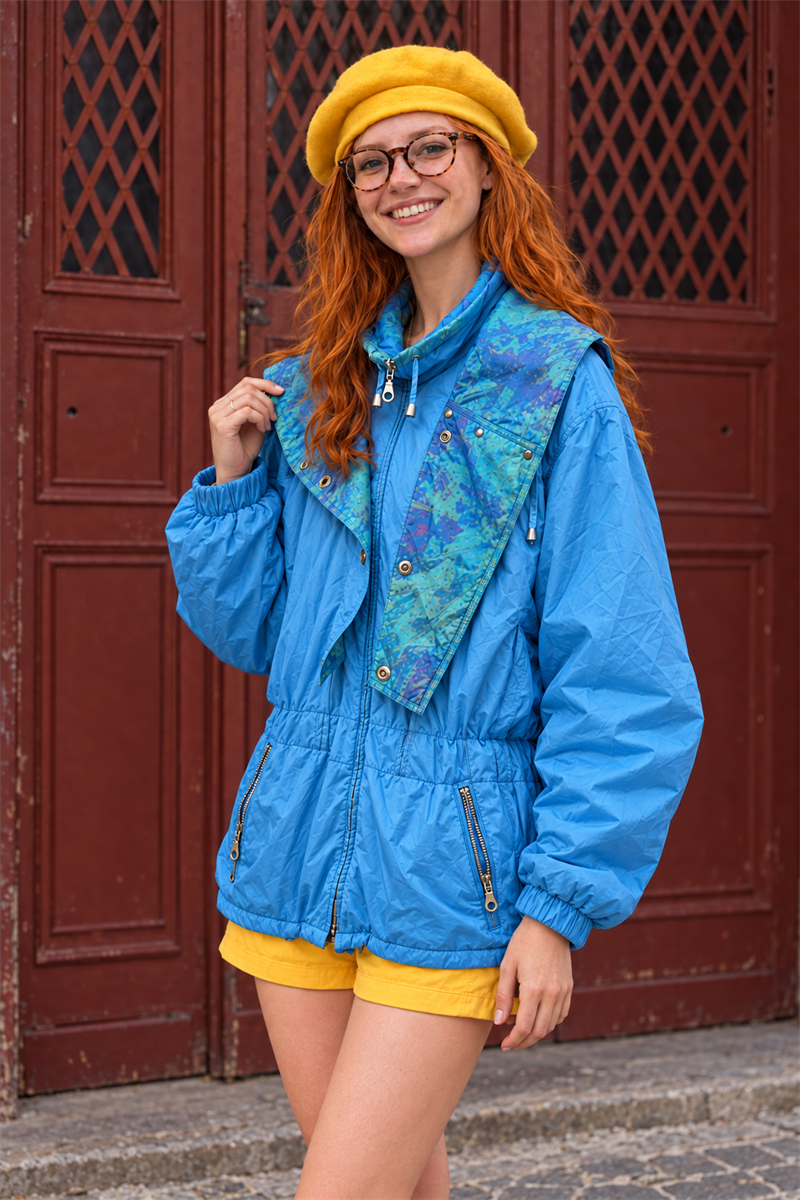 Sky Blue Kayak Şişme Mont