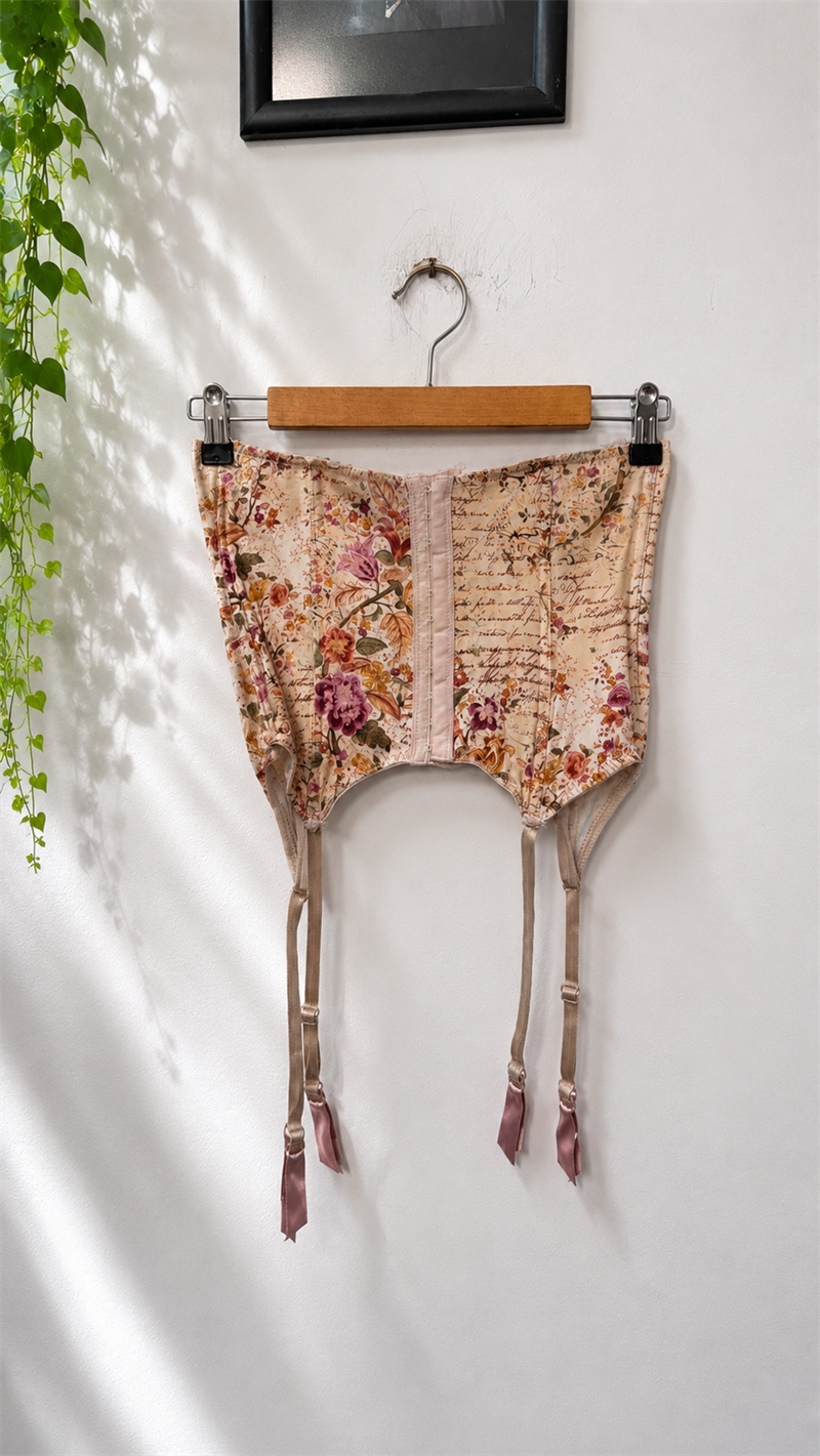 Soft Girl Floral Korse