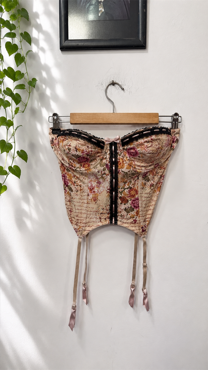 Soft Girl Floral Korse