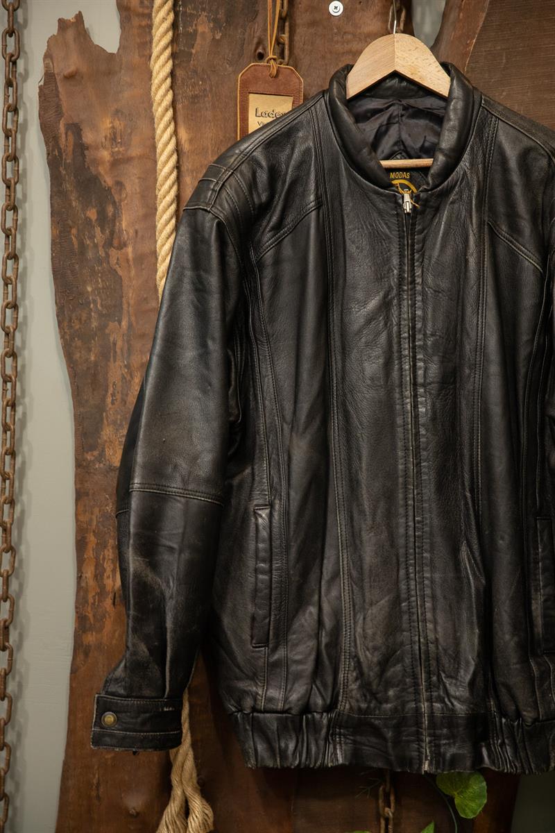 Spain Oversize Bomber Deri Ceket