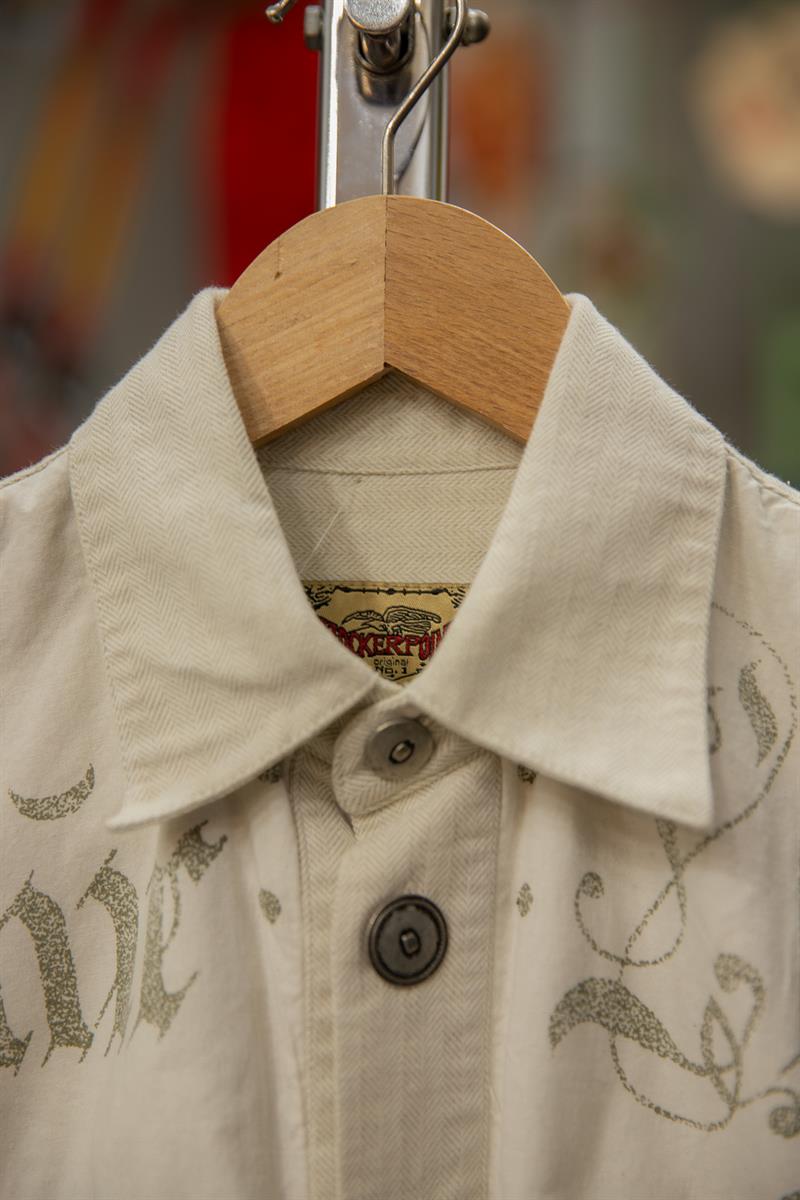 STDCKERPOINT Keten Kumaş Unisex Gömlek