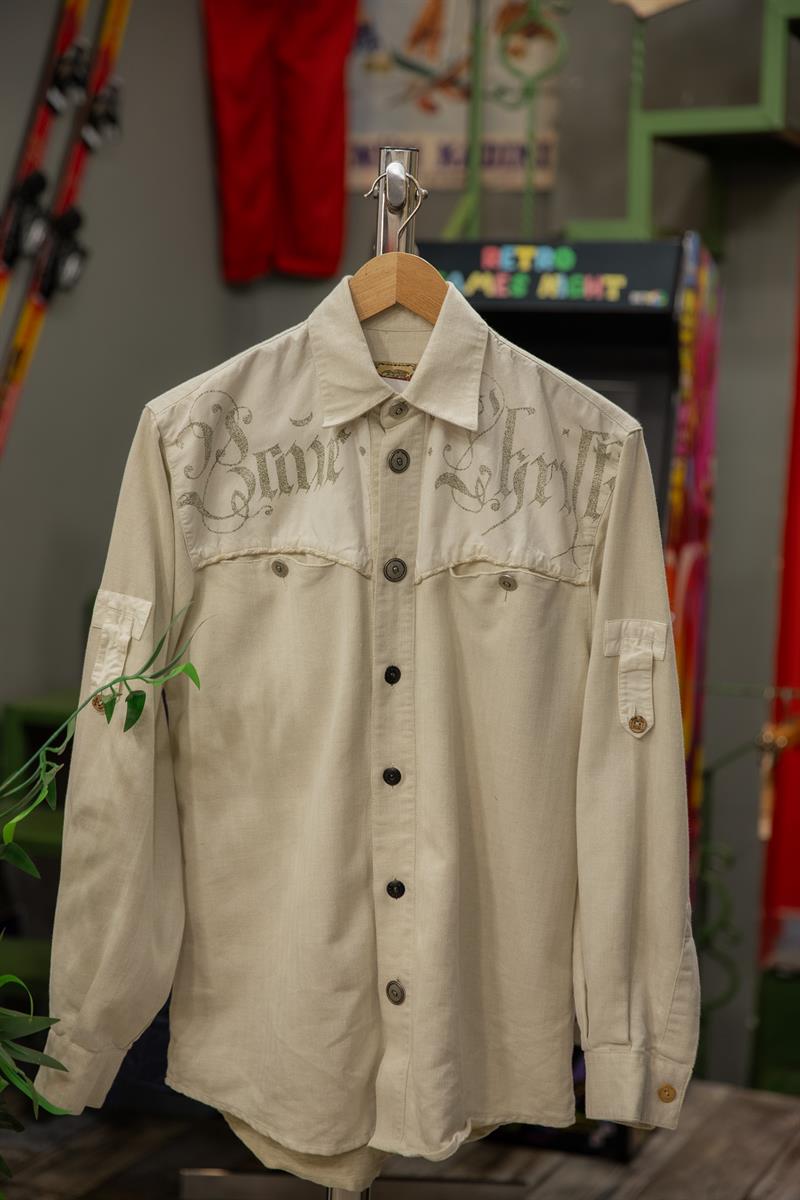 STDCKERPOINT Keten Kumaş Unisex Gömlek