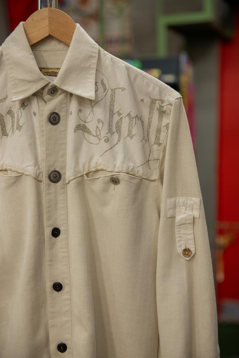 STDCKERPOINT Keten Kumaş Unisex Gömlek