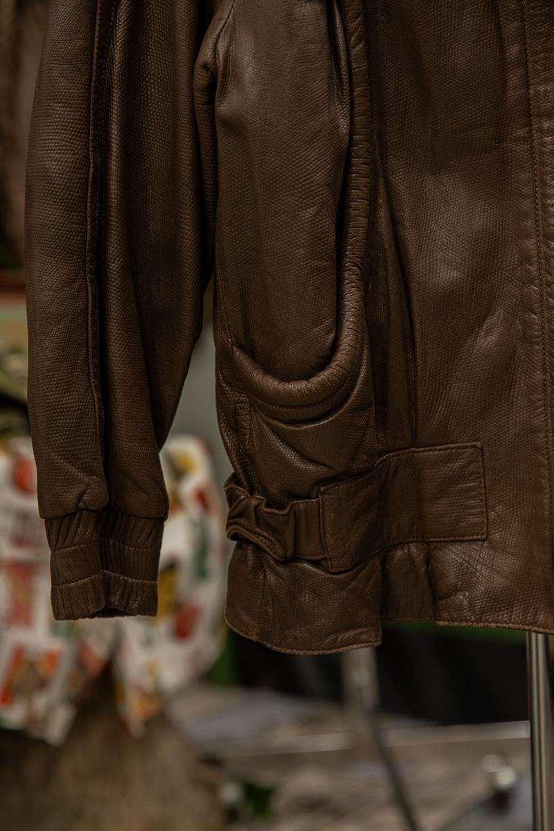 stlle ITALIANO Tasarım Unisex Deri Ceket