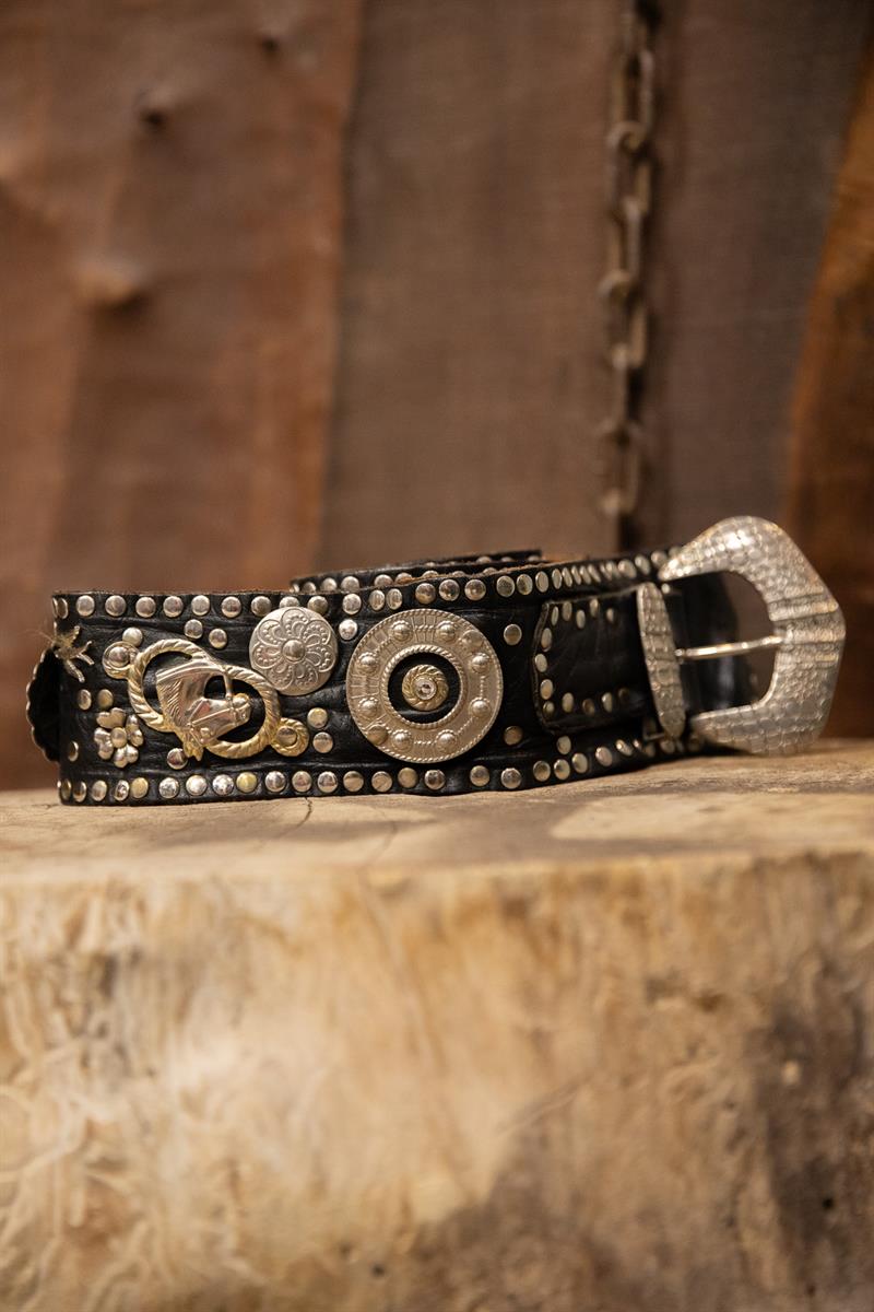Metallic Studded Leather Kemer