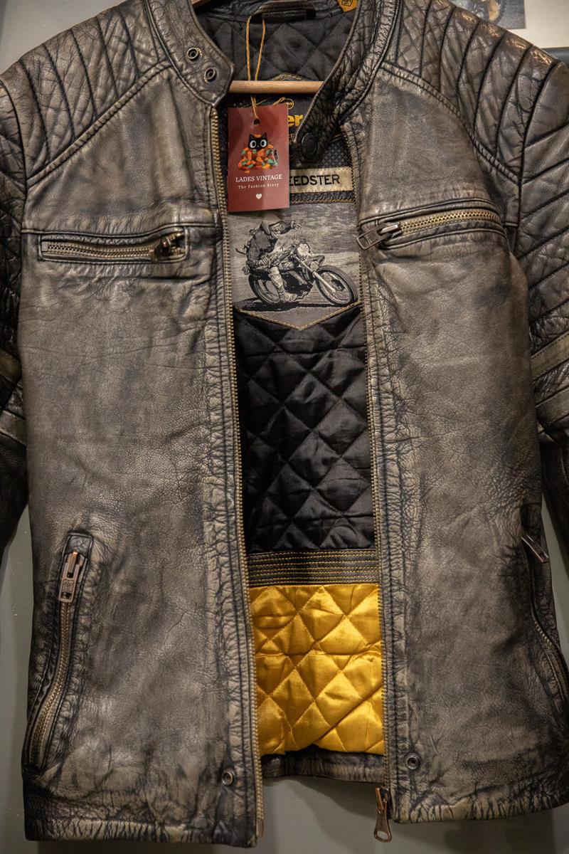 Superdry American Biker Deri Ceket