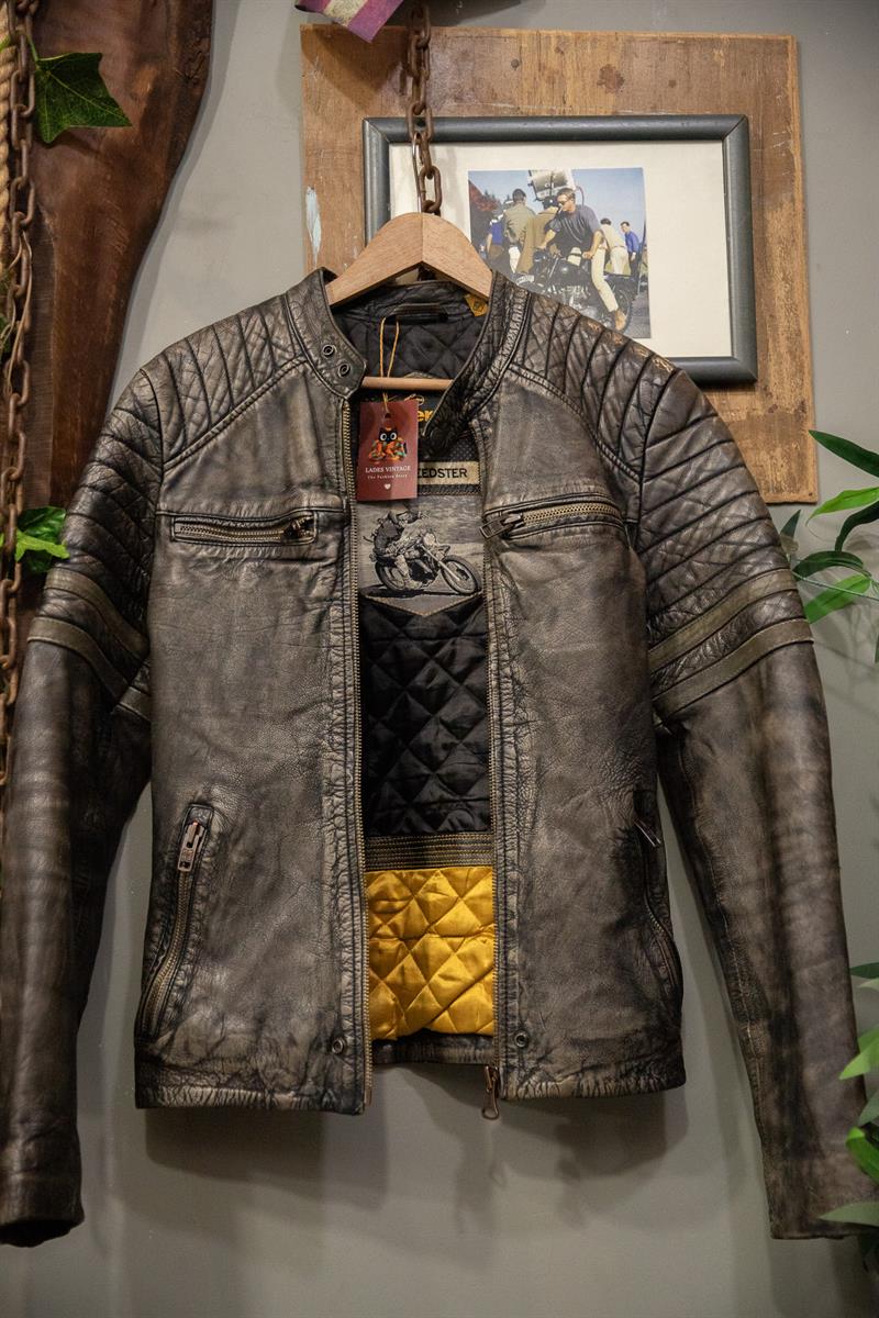 Superdry American Biker Deri Ceket