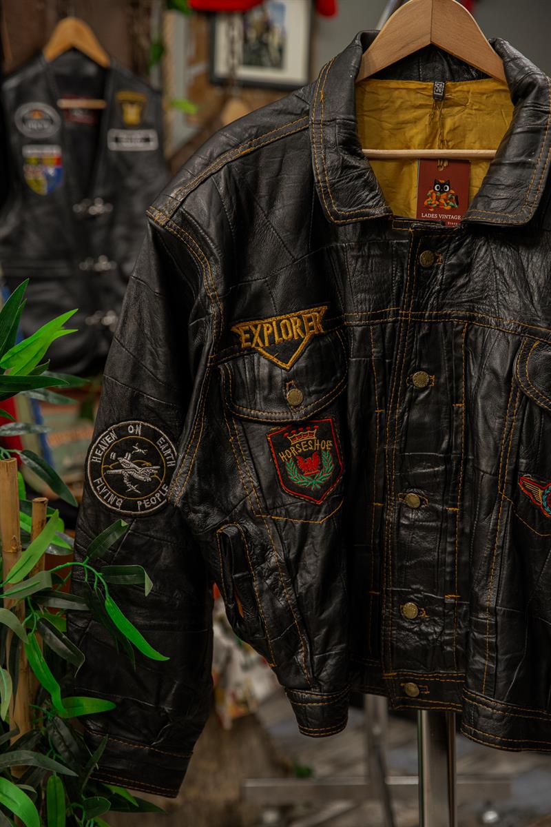 Tasarım Biker Model Unisex Deri Ceket