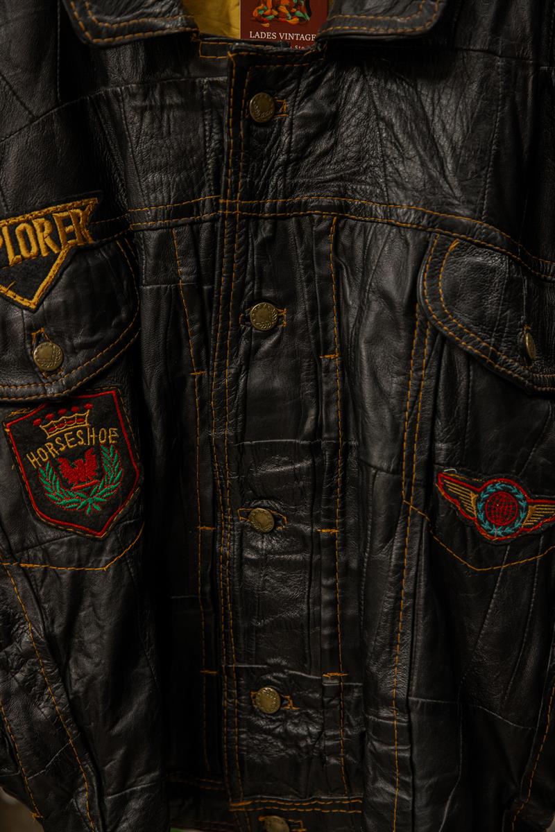 Tasarım Biker Model Unisex Deri Ceket