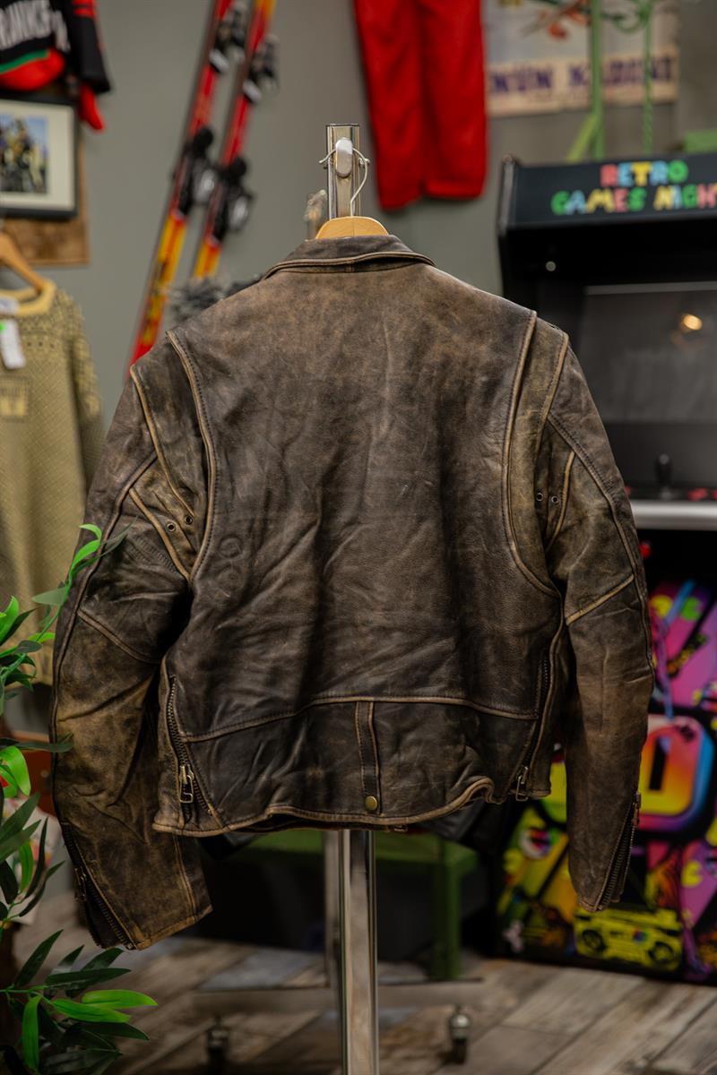 TOUGH American Biker Eskitme Kadın Deri Ceket