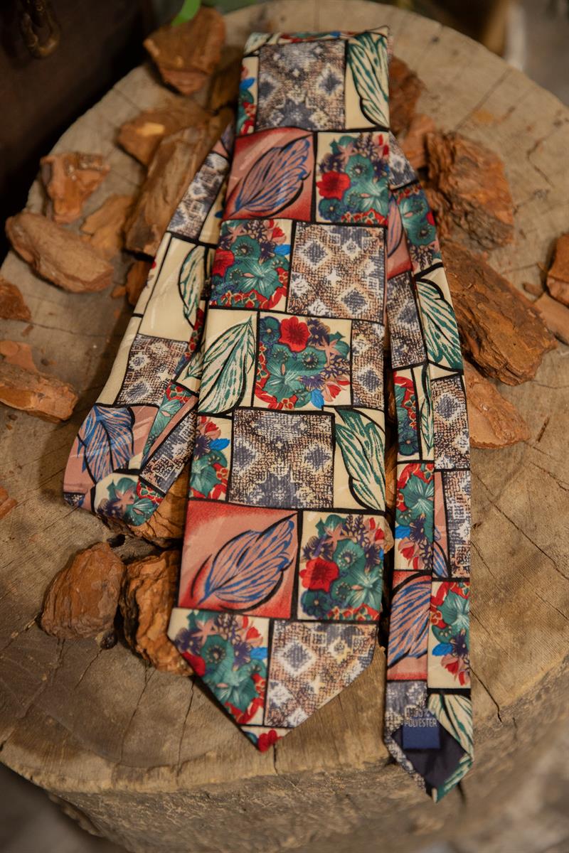 Tropikal Boho Silk Kravat