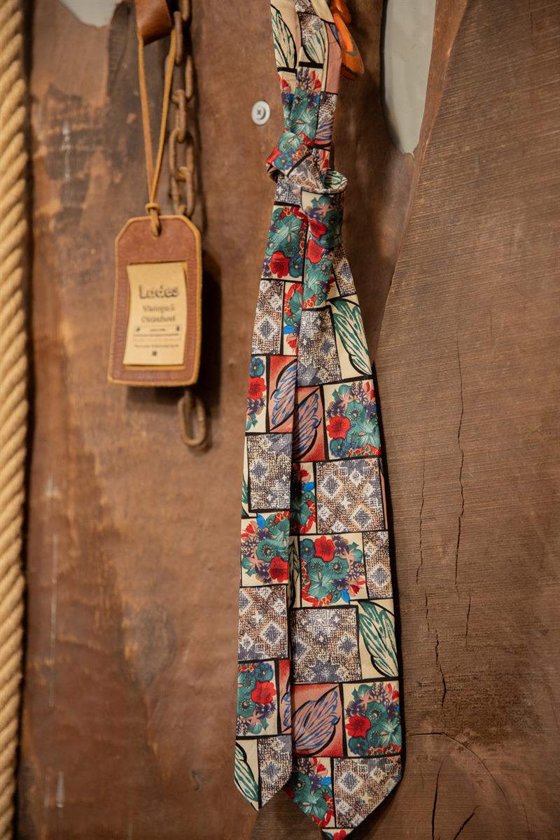 Tropikal Boho Silk Kravat