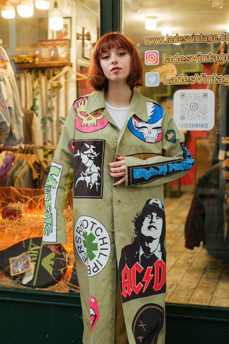 UNİQ TASARIM VİNTAGE TRENÇKOT