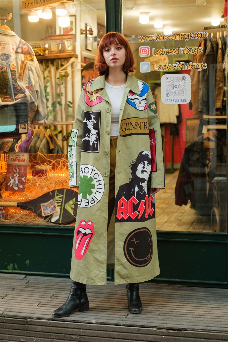 UNİQ TASARIM VİNTAGE TRENÇKOT