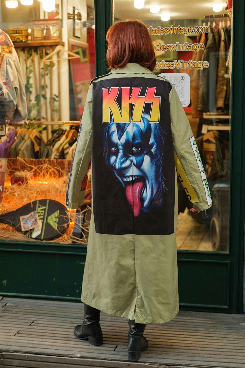 UNİQ TASARIM VİNTAGE TRENÇKOT