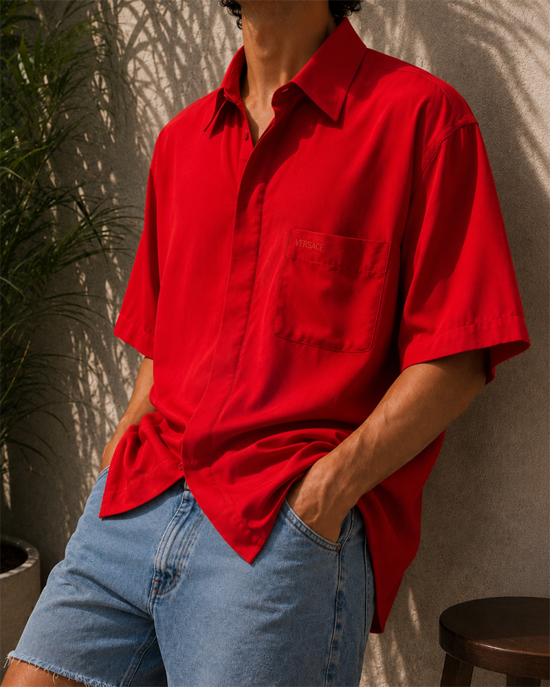 Versace Classic Original Red Gömlek