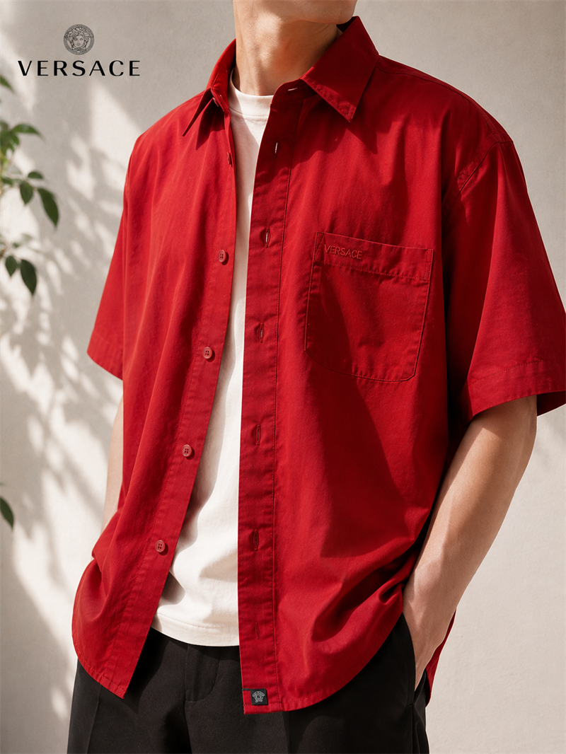 VERSACE Original Red Gömlek