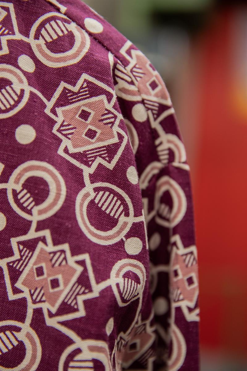 VIETNAM LOTUS 70s Unisex Gömlek