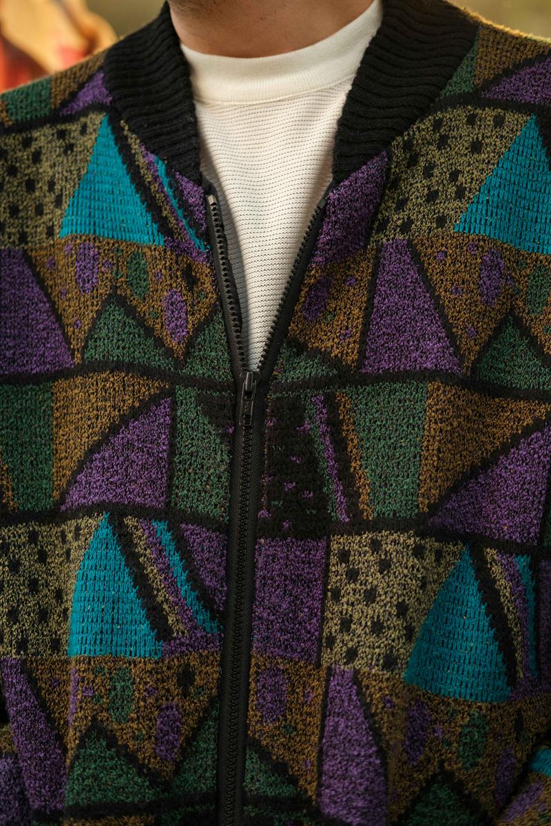 Vintage 90s Etnik France Model Unisex Ceket