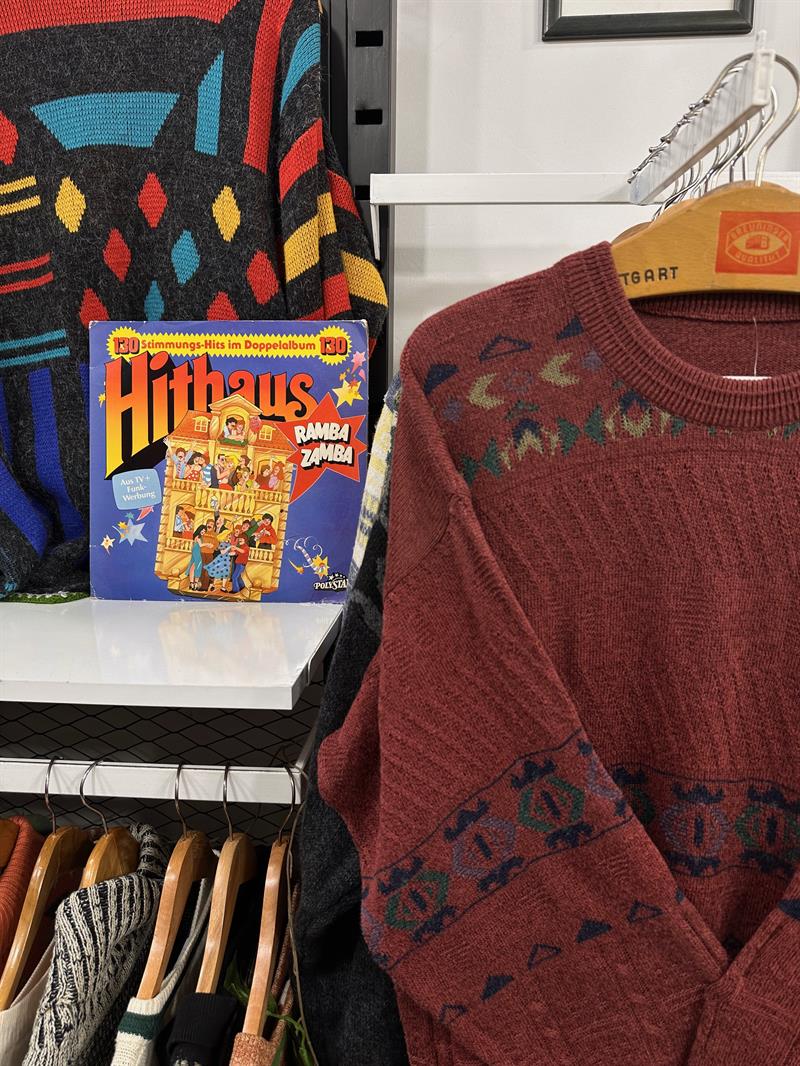 Vintage 90s Etnik Salaş Unisex Kazak