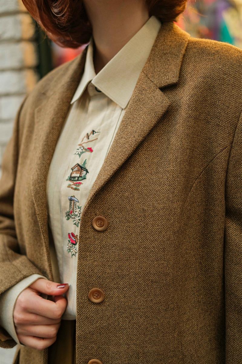 Vintage 90s Soft Ceket