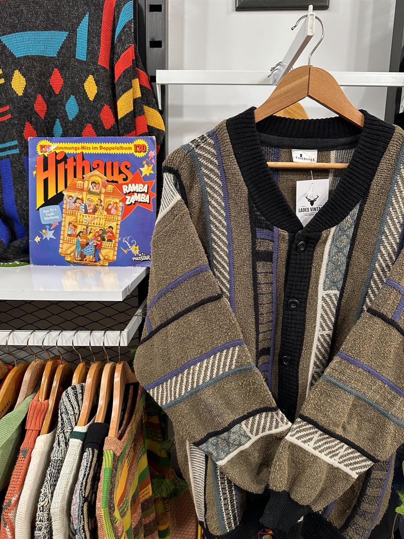 Vintage 90s Unisex Etnik Hırka