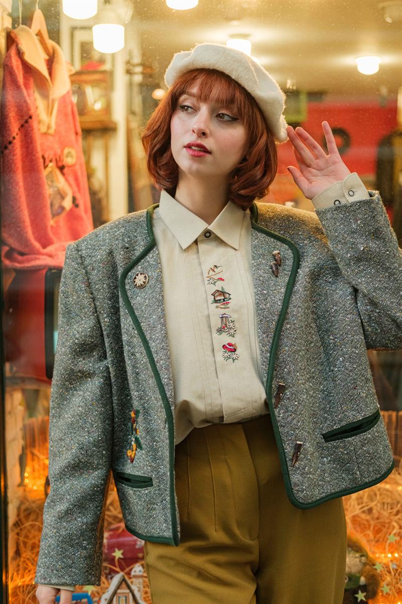 Vintage Austria Bavyera Wool Jacket