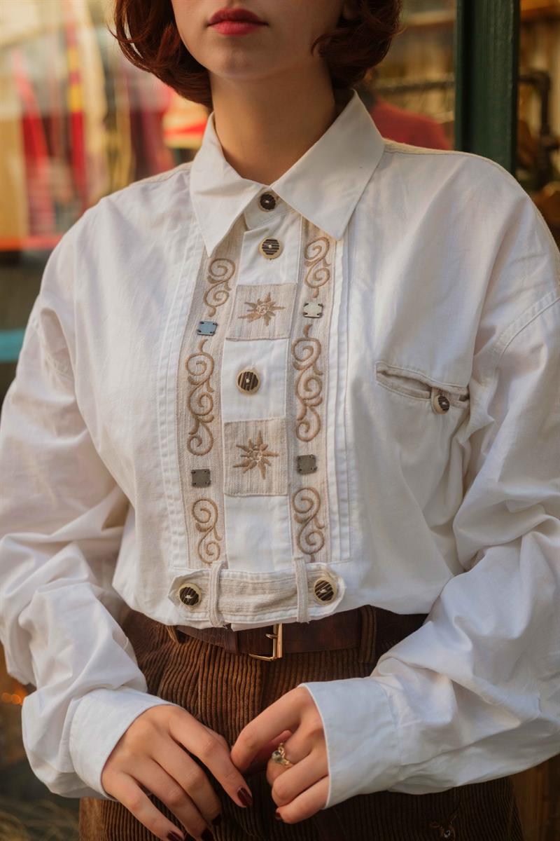 VİNTAGE BAVYERA MODEL GÖMLEK