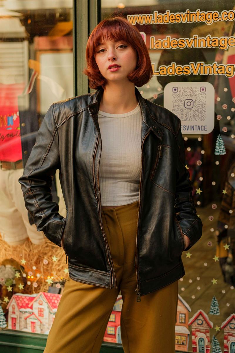 VİNTAGE BIKER CEKET