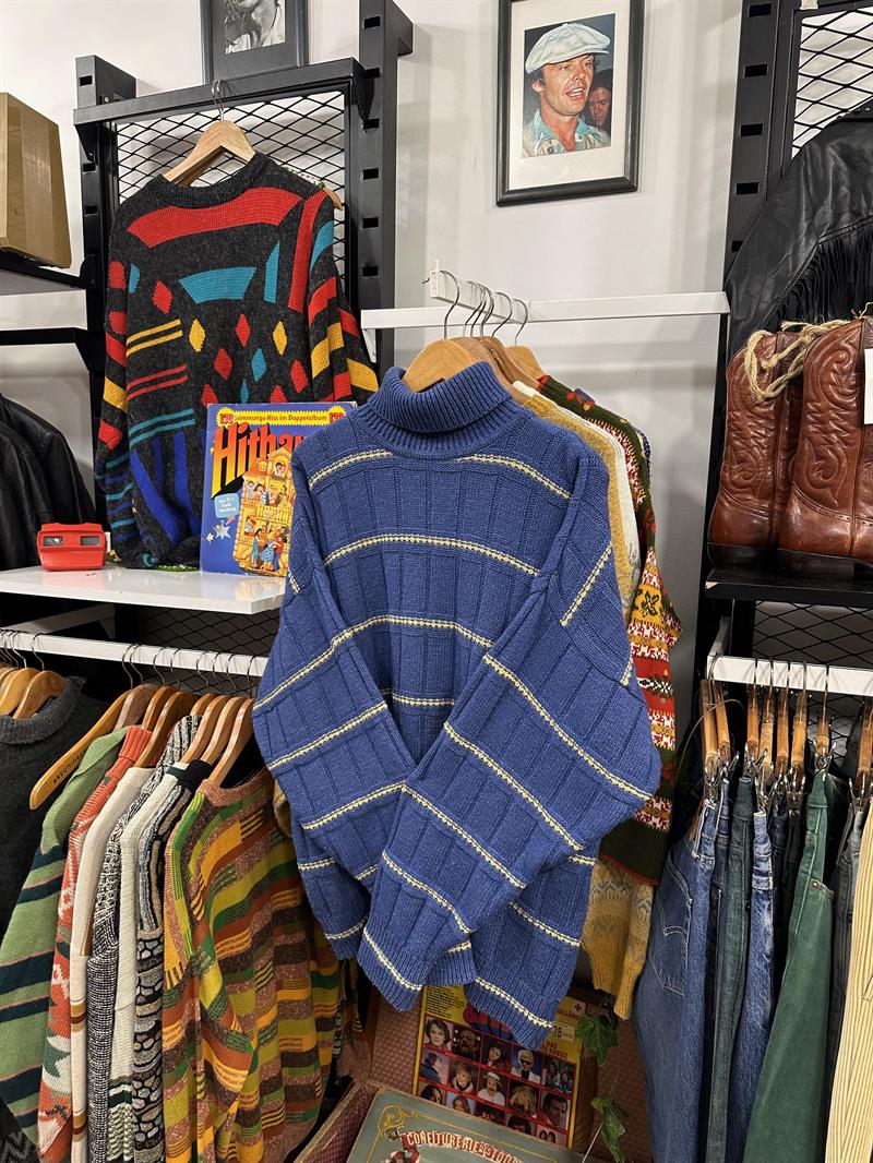 Vintage CIA Boğazlı Unisex Kazak