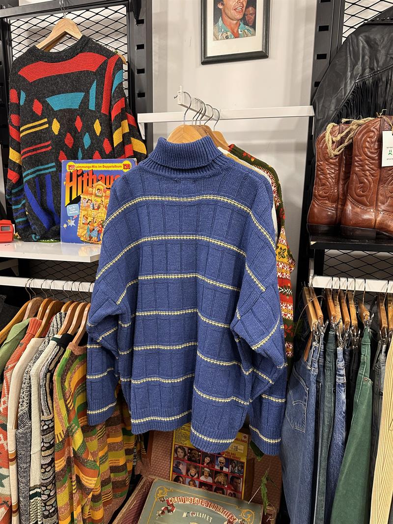 Vintage CIA Boğazlı Unisex Kazak