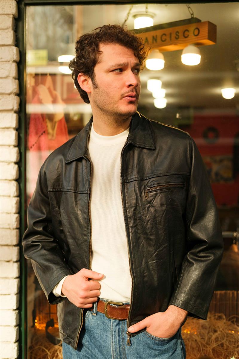 Vintage Emilio Artins Biker Model Unisex Deri Ceket