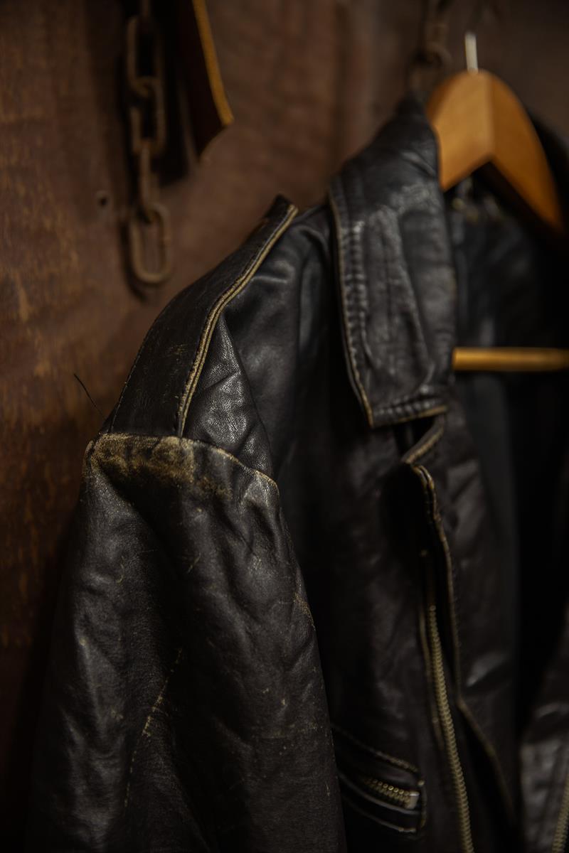 VİNTAGE ESKİTME BIKER CEKET