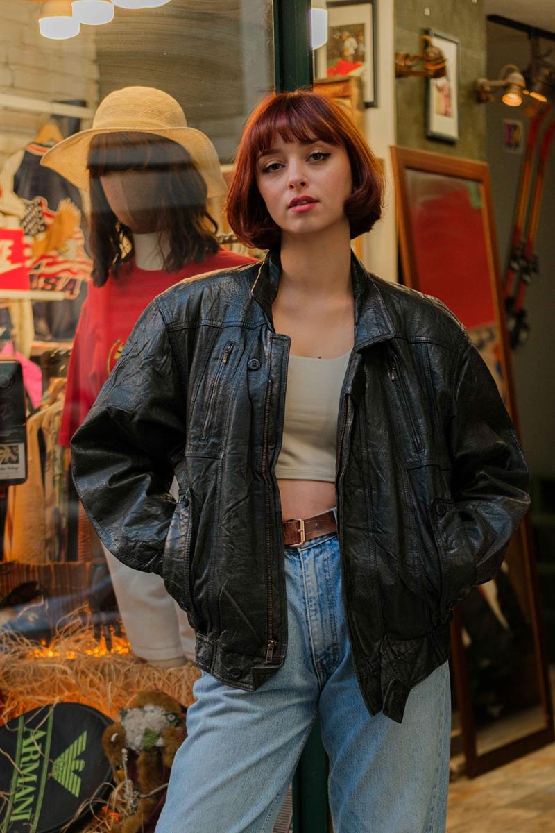 VİNTAGE ESKİTME MODEL UNİSEX CEKET