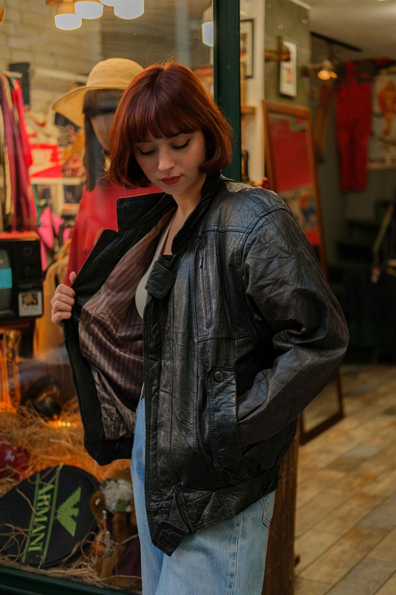VİNTAGE ESKİTME MODEL UNİSEX CEKET
