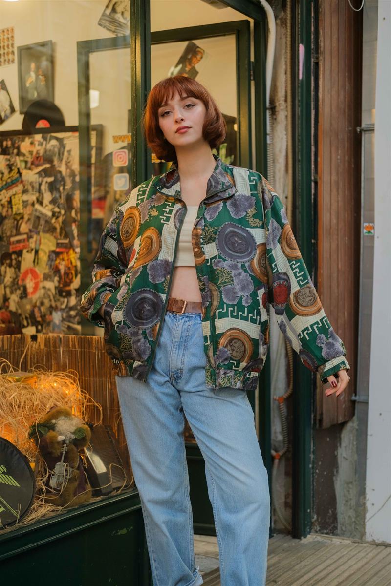 Vintage Etnik Unisex Ceket