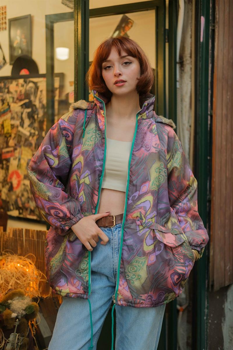 Vintage Etnik Unisex Mont