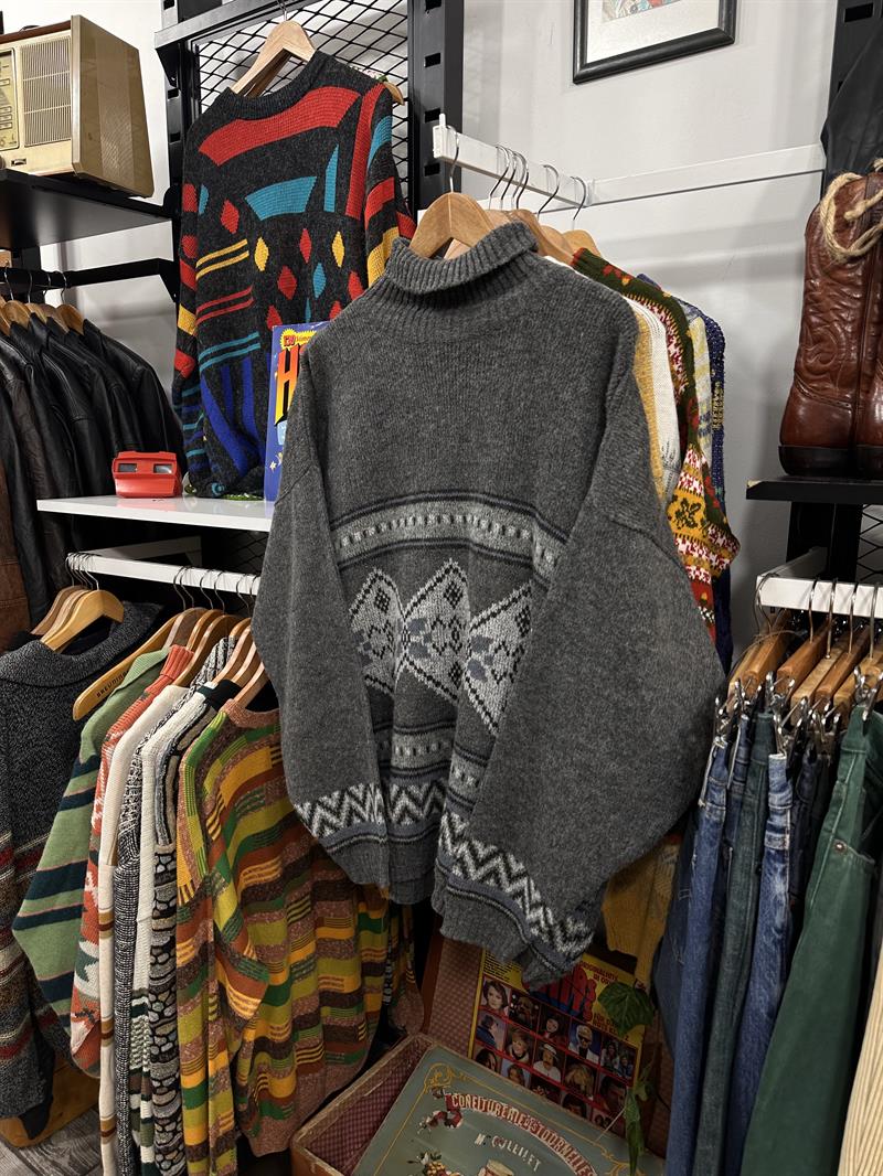 Vintage G.PISANO Boğazlı Unisex Kazak