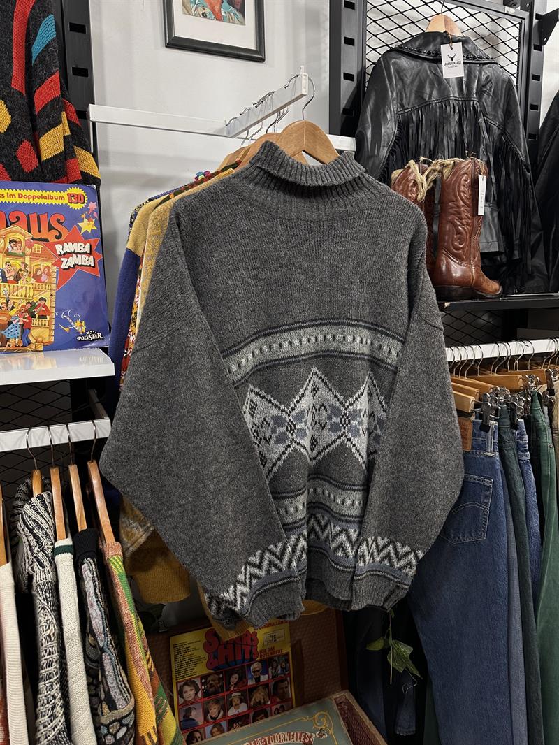 Vintage G.PISANO Boğazlı Unisex Kazak
