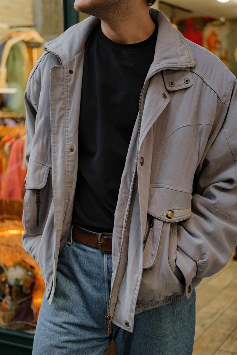 Vintage HAPPYTEX Bomber Unisex Mont