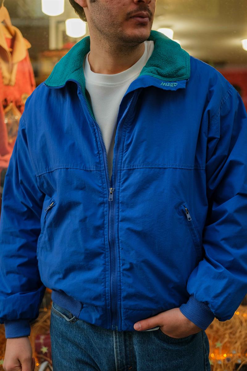 Vintage İçi Polarlı 90s Model Unisex Mont