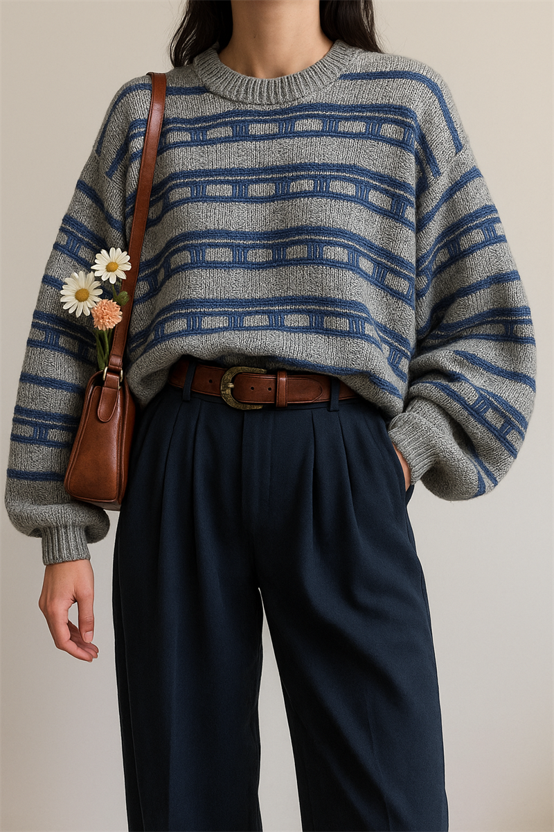Vintage İtalian 90s Unisex Kazak