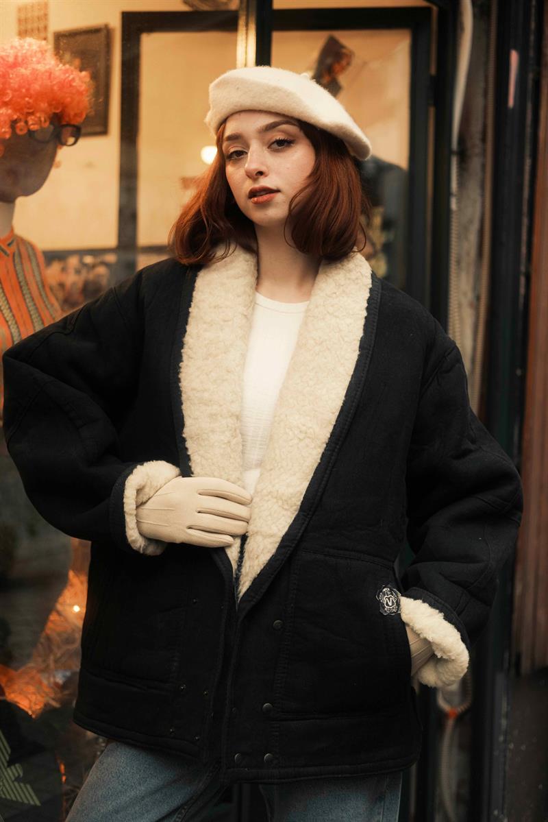 Vintage İtalian Collection Unisex Napa Deri Ceket