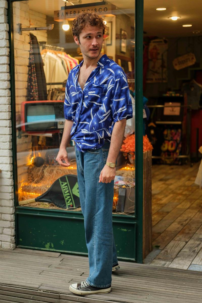 Vintage İtalian Unisex Gömlek