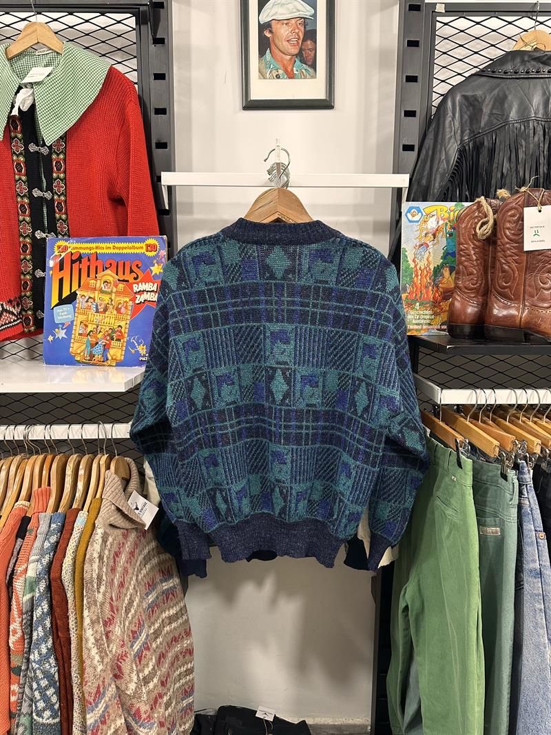 Vintage Italian Wool Unisex Kazak