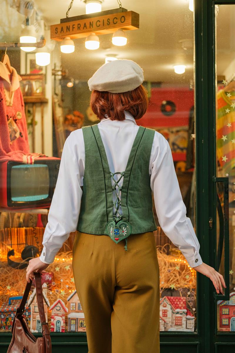 VİNTAGE KADIN BAVYERA ÜST