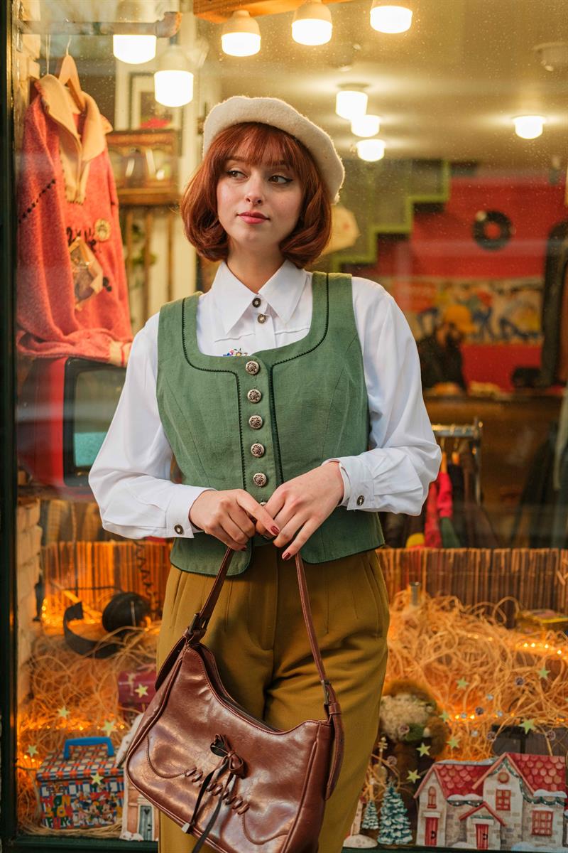 VİNTAGE KADIN BAVYERA ÜST