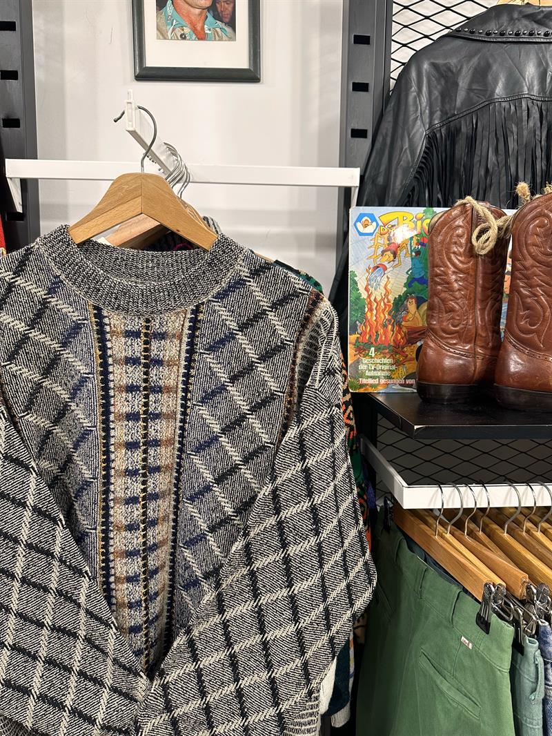 Vintage London Unisex Salaş Kazak