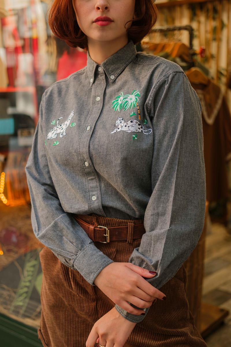 VİNTAGE PARİSİAN KADIN GÖMLEK