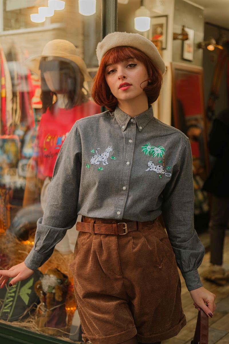 VİNTAGE PARİSİAN KADIN GÖMLEK